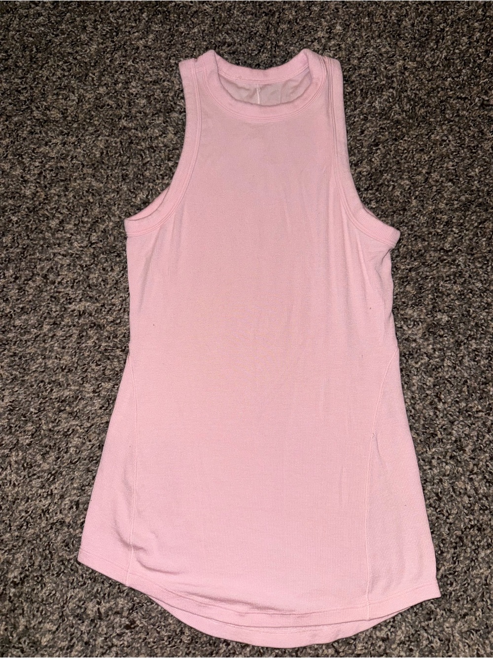 Lululemon Pink Ribbed Tank Top